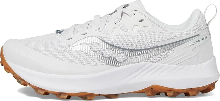 Saucony Peregrine 14 Women's Shoes Fog/Gum : 5 B - Medium - Image 5
