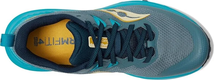 Saucony Peregrine 14 Women's Shoes Mirage/Viziblue : 5.5 B - Medium - Image 2