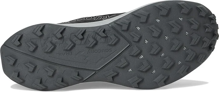 Saucony Peregrine 15 Men's Running Shoes Black/Shadow : 10 D - Medium, Leather - Image 3