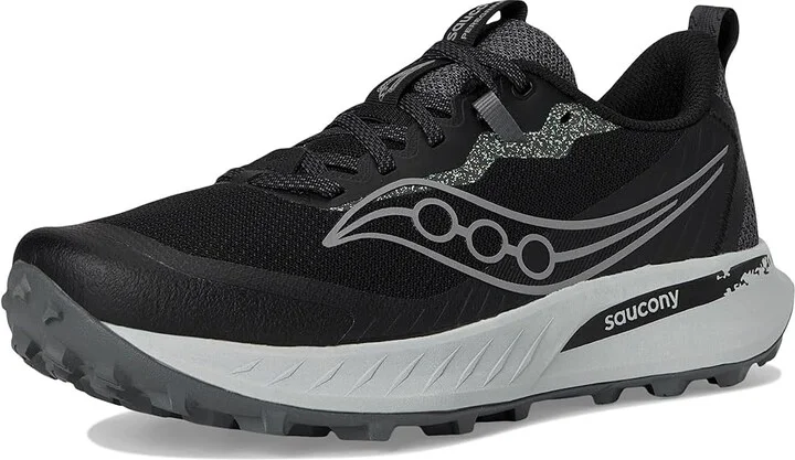Saucony Peregrine 15 Men's Running Shoes Black/Shadow : 10 D - Medium, Leather - Image 5