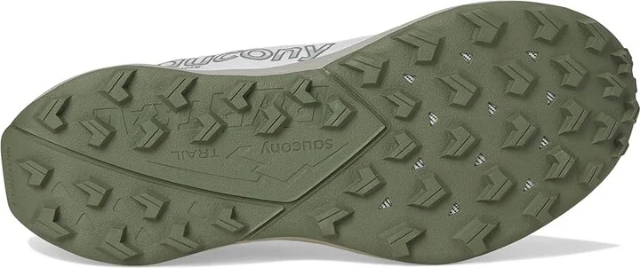 Saucony Peregrine 15 Men's Running Shoes Fog/Ridge : 14 D - Medium, Leather - Image 3