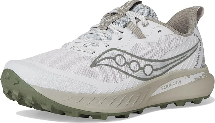 Saucony Peregrine 15 Men's Running Shoes Fog/Ridge : 14 D - Medium, Leather - Image 5