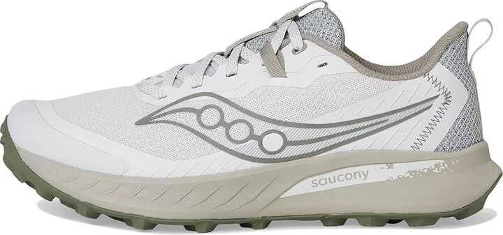 Saucony Peregrine 15 Men's Running Shoes Fog/Ridge : 14 D - Medium, Leather - Image 6