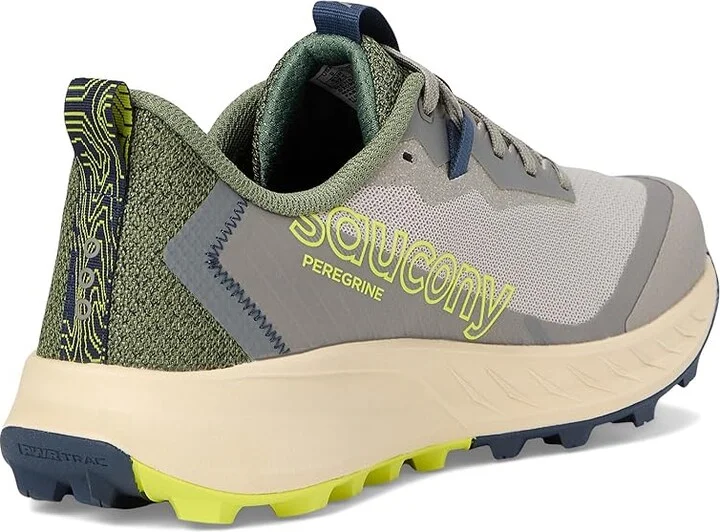Saucony Peregrine 15 Men's Running Shoes Ridge/Olivine : 11.5 D - Medium, Leather - Image 4