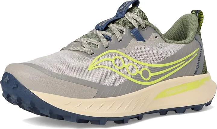 Saucony Peregrine 15 Men's Running Shoes Ridge/Olivine : 11.5 D - Medium, Leather - Image 5
