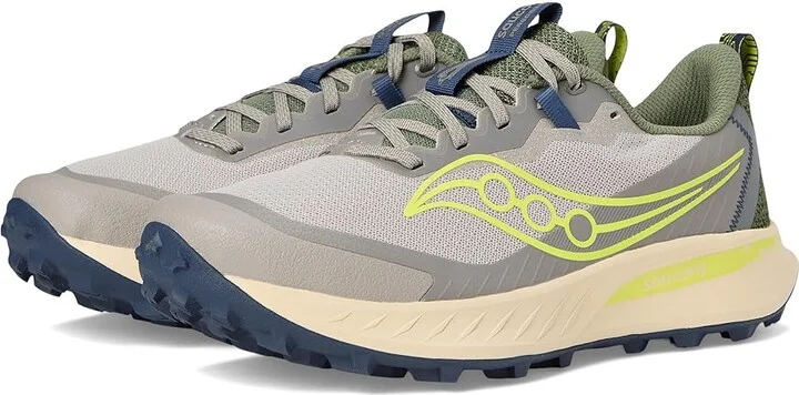 Saucony Peregrine 15 Men's Running Shoes Ridge/Olivine : 11.5 D - Medium, Leather