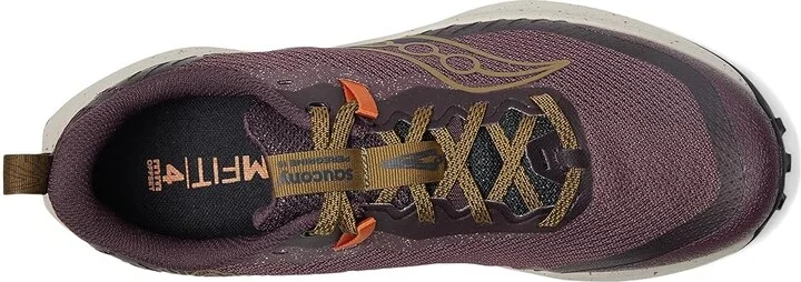 Saucony Peregrine 15 Men's Running Shoes Wine/Kodiak : 12.5 D - Medium, Leather - Image 2