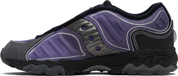 Saucony Purple & Black Matrix Fade Sneakers - Image 3