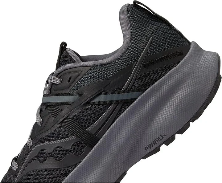 Saucony Ride 15 TR Women's Shoes Black/Charcoal : 5 B - Medium, Synthetic/Textile - Image 4