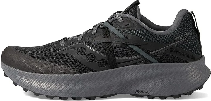 Saucony Ride 15 TR Women's Shoes Black/Charcoal : 5 B - Medium, Synthetic/Textile - Image 5