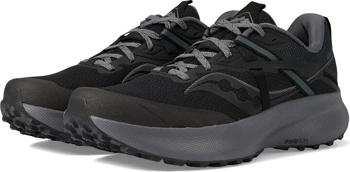 Saucony Ride 15 TR Women's Shoes Black/Charcoal : 5 B - Medium, Synthetic/Textile