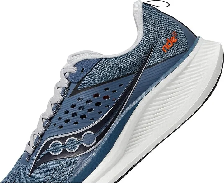 Saucony Ride 17 Men's Shoes Mirage/Black : 12.5 D - Medium, Synthetic/Textile - Image 4