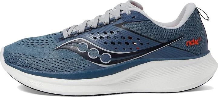 Saucony Ride 17 Men's Shoes Mirage/Black : 12.5 D - Medium, Synthetic/Textile - Image 6