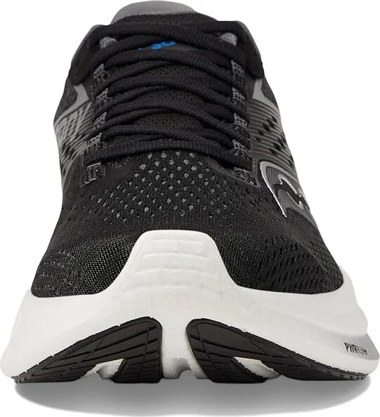 Saucony Ride 17 Women's Shoes Black/White 1 : 5 B - Medium, Synthetic - Image 3