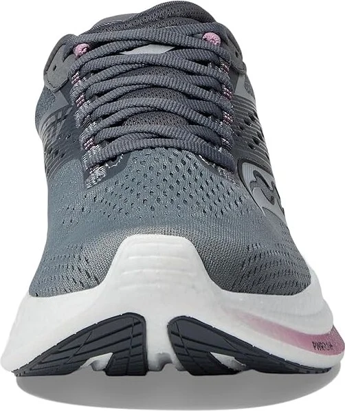 Saucony Ride 17 Women's Shoes Cinder/Orchid : 5 B - Medium, Synthetic - Image 3