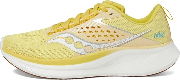 Saucony Ride 17 Women's Shoes Finch/Gum : 5.5 B - Medium, Synthetic - Image 5