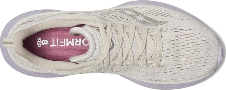 Saucony Ride 17 Women's Shoes Moon/Viola : 5 B - Medium, Synthetic - Image 2