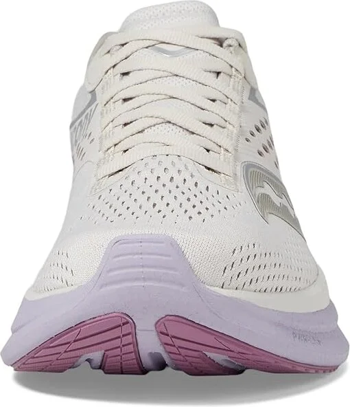 Saucony Ride 17 Women's Shoes Moon/Viola : 5 B - Medium, Synthetic - Image 3