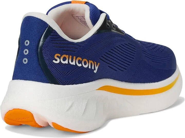 Saucony Ride 18 Men's Running Shoes Azurite/Peel : 9 EE - Wide, Leather - Image 4