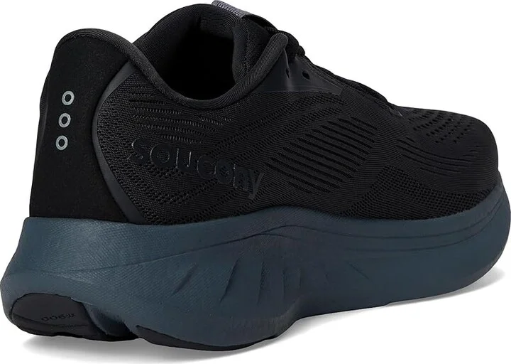 Saucony Ride 18 Men's Running Shoes Black/Shadow : 8.5 D - Medium, Leather - Image 4