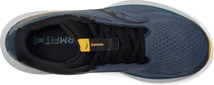 Saucony Ride 18 Men's Running Shoes Dusk/Pollen : 8.5 D - Medium, Leather - Image 2