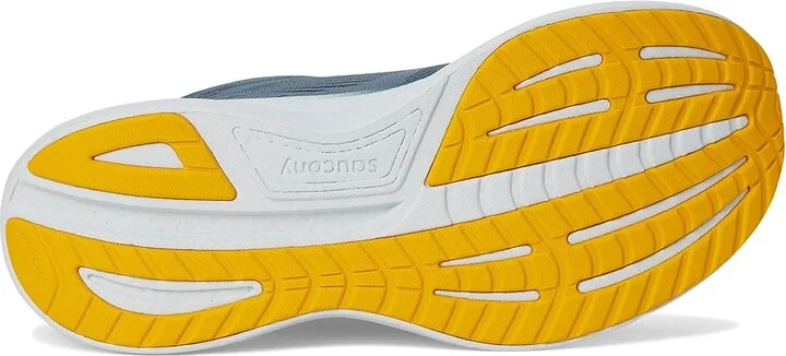 Saucony Ride 18 Men's Running Shoes Dusk/Pollen : 8.5 D - Medium, Leather - Image 3