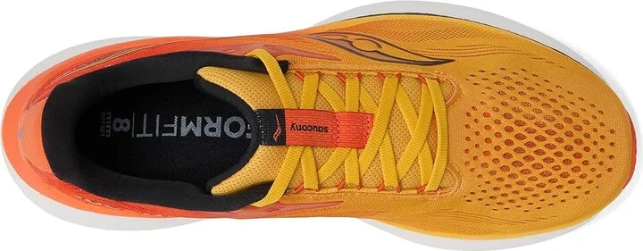 Saucony Ride 18 Men's Running Shoes Pollen/Pepper : 14 D - Medium, Leather - Image 2