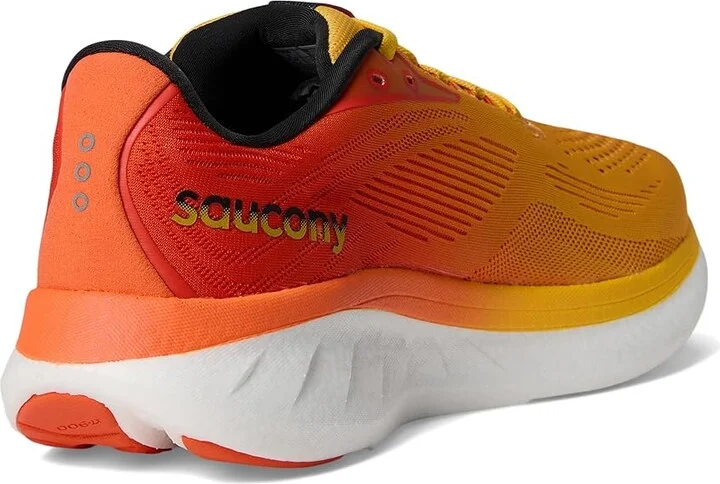 Saucony Ride 18 Men's Running Shoes Pollen/Pepper : 14 D - Medium, Leather - Image 4