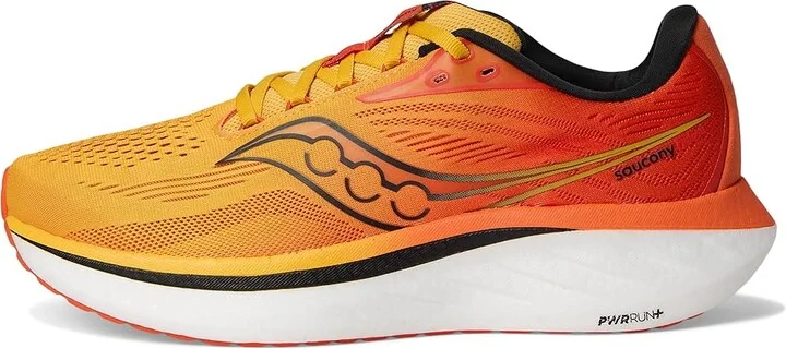 Saucony Ride 18 Men's Running Shoes Pollen/Pepper : 14 D - Medium, Leather - Image 6