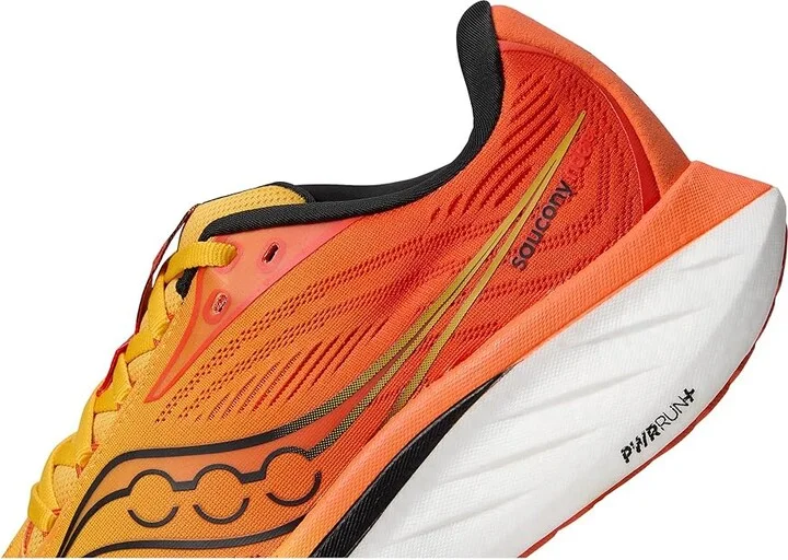 Saucony Ride 18 Men's Running Shoes Pollen/Pepper : 14 D - Medium, Leather - Image 7