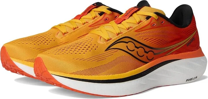 Saucony Ride 18 Men's Running Shoes Pollen/Pepper : 14 D - Medium, Leather