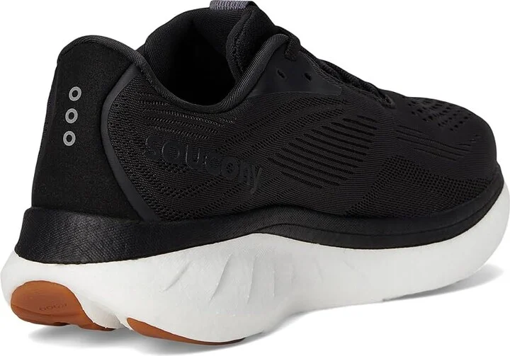 Saucony Ride 18 Women's Running Shoes Black/Gum : 8 B - Medium, Leather - Image 4