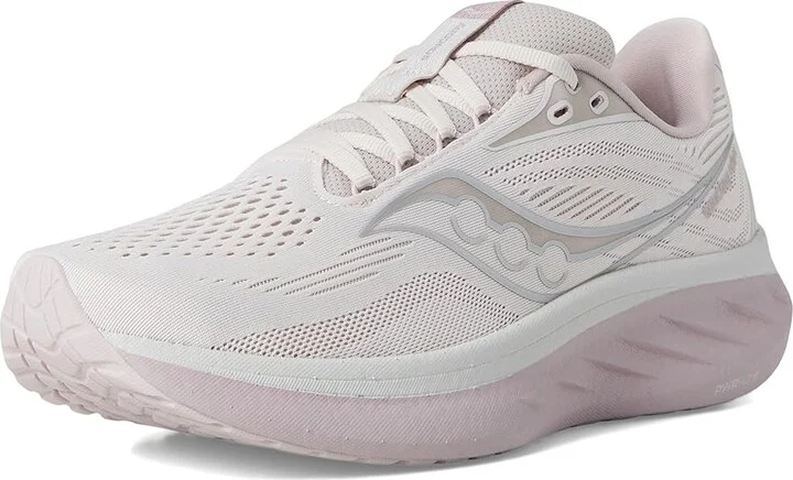 Saucony Ride 18 Women's Running Shoes Moon/Woodrose : 6.5 B - Medium, Leather - Image 5