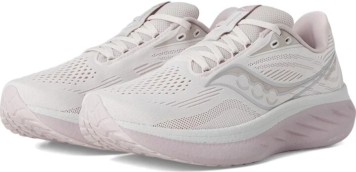 Saucony Ride 18 Women's Running Shoes Moon/Woodrose : 6.5 B - Medium, Leather