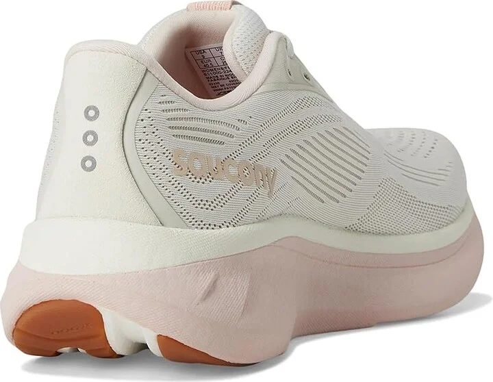 Saucony Ride 18 Women's Running Shoes Quartz/Peony : 11 B - Medium, Leather - Image 4
