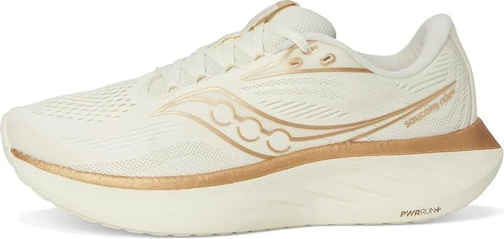 Saucony Ride 18 Women's Running Shoes Vanilla : 6.5 B - Medium, Leather - Image 6