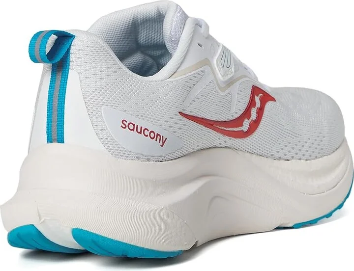 Saucony Tempus 2 Women's Running Shoes White/Cayenne : 7.5 B - Medium, Rubber - Image 4