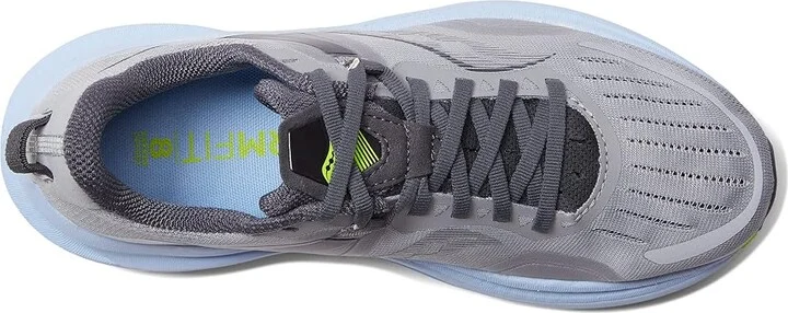 Saucony Tempus Women's Shoes Fossil/Ether : 5 D - Wide, Synthetic/Textile - Image 2