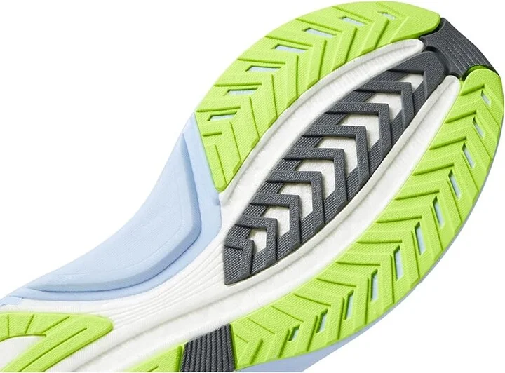 Saucony Tempus Women's Shoes Fossil/Ether : 5 D - Wide, Synthetic/Textile - Image 5
