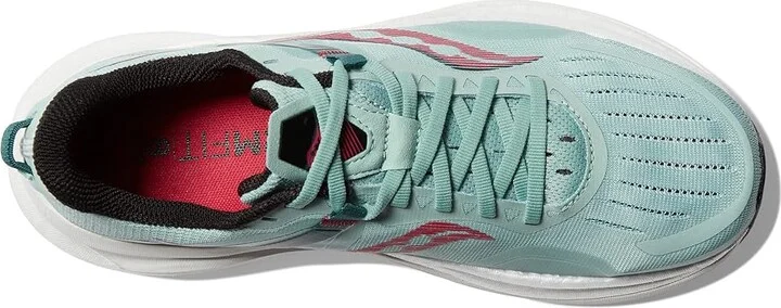 Saucony Tempus Women's Shoes Mineral/Rose : 5 B - Medium, Synthetic/Textile - Image 2