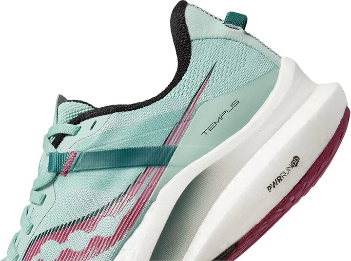 Saucony Tempus Women's Shoes Mineral/Rose : 5 B - Medium, Synthetic/Textile - Image 4