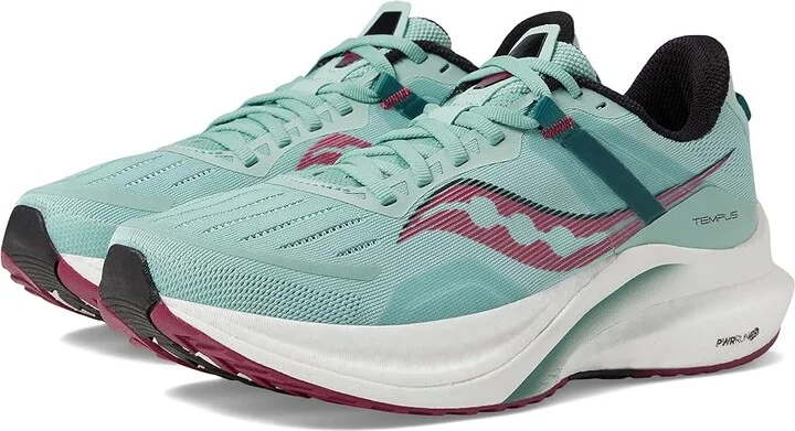 Saucony Tempus Women's Shoes Mineral/Rose : 5 B - Medium, Synthetic/Textile