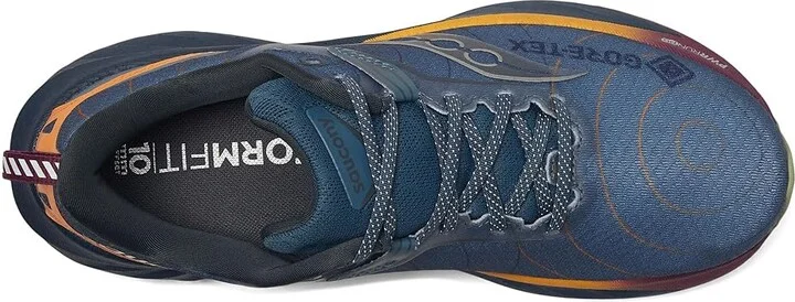 Saucony Triumph 22 GTX(r) Men's Running Shoes Mirage/Navy : 7.5 D - Medium - Image 2