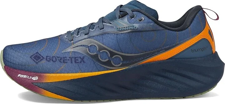 Saucony Triumph 22 GTX(r) Men's Running Shoes Mirage/Navy : 7.5 D - Medium - Image 5