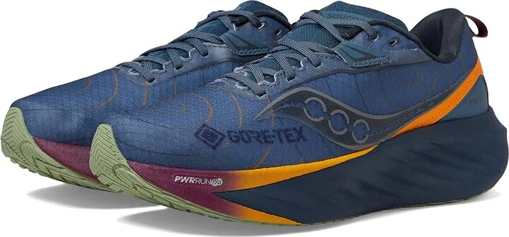 Saucony Triumph 22 GTX(r) Men's Running Shoes Mirage/Navy : 7.5 D - Medium