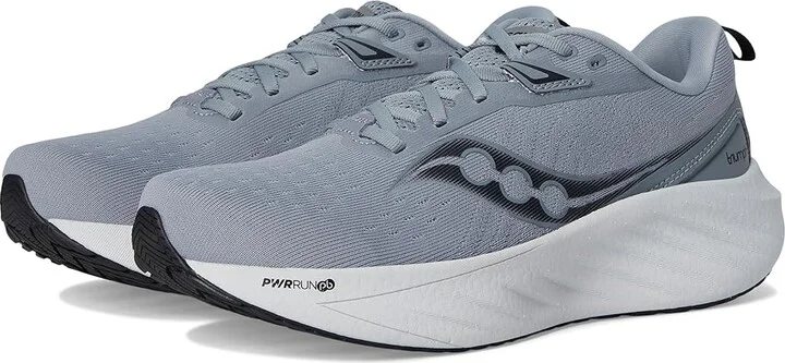 Saucony Triumph 22 Men's Running Shoes Flint/Black : 8 D - Medium, Rubber
