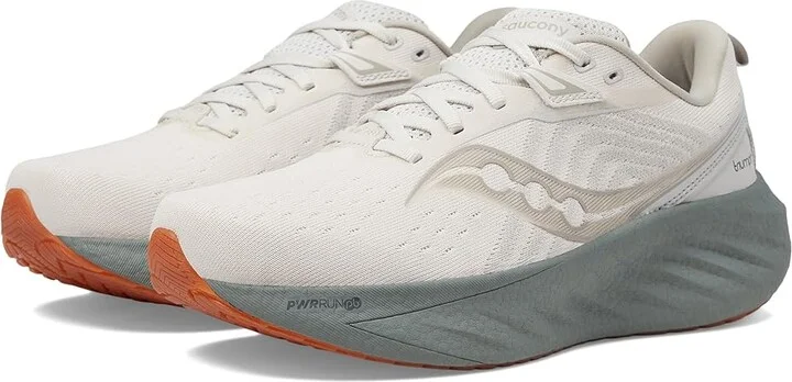 Saucony Triumph 22 Men's Running Shoes Moon/Bough : 8 D - Medium, Rubber