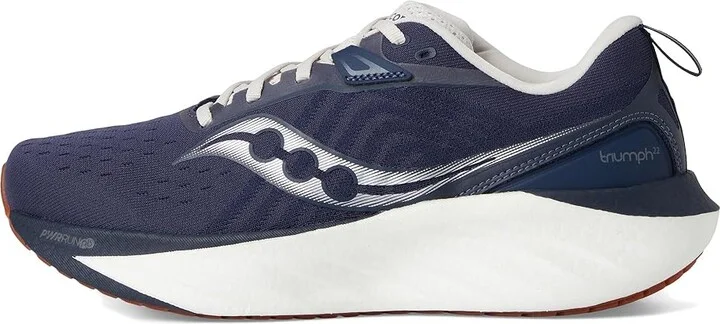 Saucony Triumph 22 Men's Running Shoes Navy/Gum : 14 D - Medium, Rubber - Image 6
