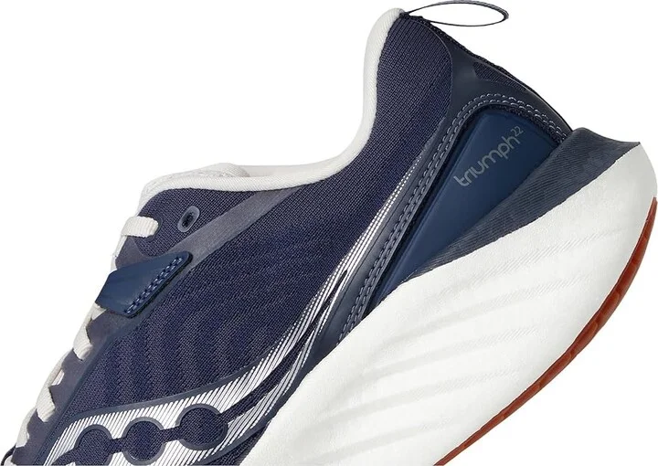Saucony Triumph 22 Men's Running Shoes Navy/Gum : 14 D - Medium, Rubber - Image 7