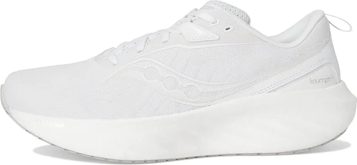 Saucony Triumph 22 Men's Running Shoes White : 12.5 D - Medium, Rubber - Image 6